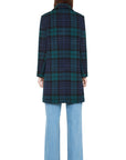 *COMING SOON* SCARLETT CHECKED NOTCH COLLAR WOOL COAT