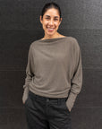 SELMY KASHMIR BOATNK KNIT TOP