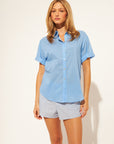 SHAY ROLL SLEEVE SHIRT