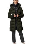 SONNY SPORTY HOODED DOWN PARKA - Med. Olive