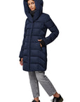 SONNY SPORTY HOODED DOWN PARKA - Dark Navy