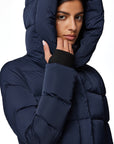 SONNY SPORTY HOODED DOWN PARKA - Dark Navy