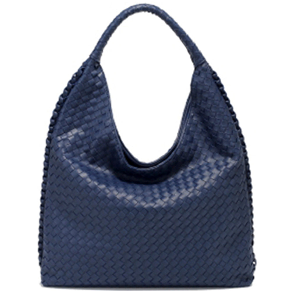 BASKETWEAVE HOBO BAG