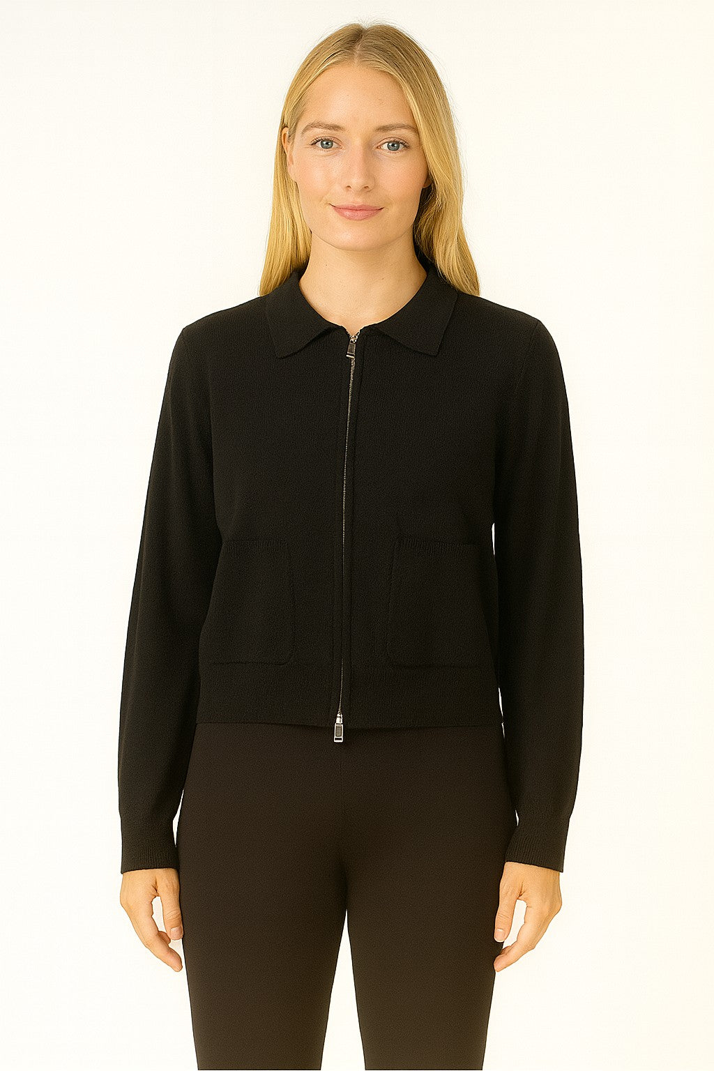 ZIP FRONT CARDIGAN - Main Image