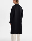 THARA SHAWL COLLAR DOUBLE FACE WOOL COAT