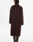 THARA SHAWL COLLAR DOUBLE FACE WOOL COAT