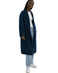 THARA SHAWL COLLAR DOUBLE FACE WOOL COAT