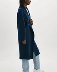 THARA SHAWL COLLAR DOUBLE FACE WOOL COAT
