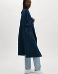 THARA SHAWL COLLAR DOUBLE FACE WOOL COAT
