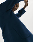THARA SHAWL COLLAR DOUBLE FACE WOOL COAT
