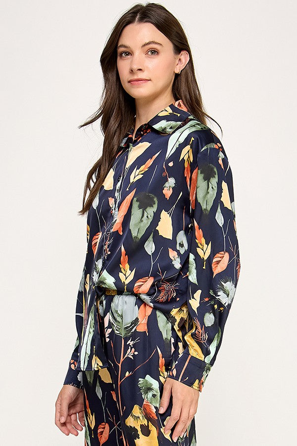 AUTUMN LEAVES LONG SLEEVE SHIRT
