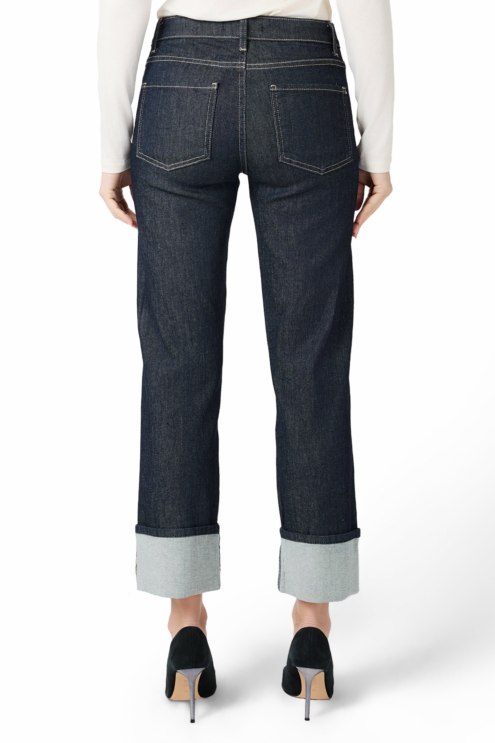 CALI CUFF IN OXFORD RINSE