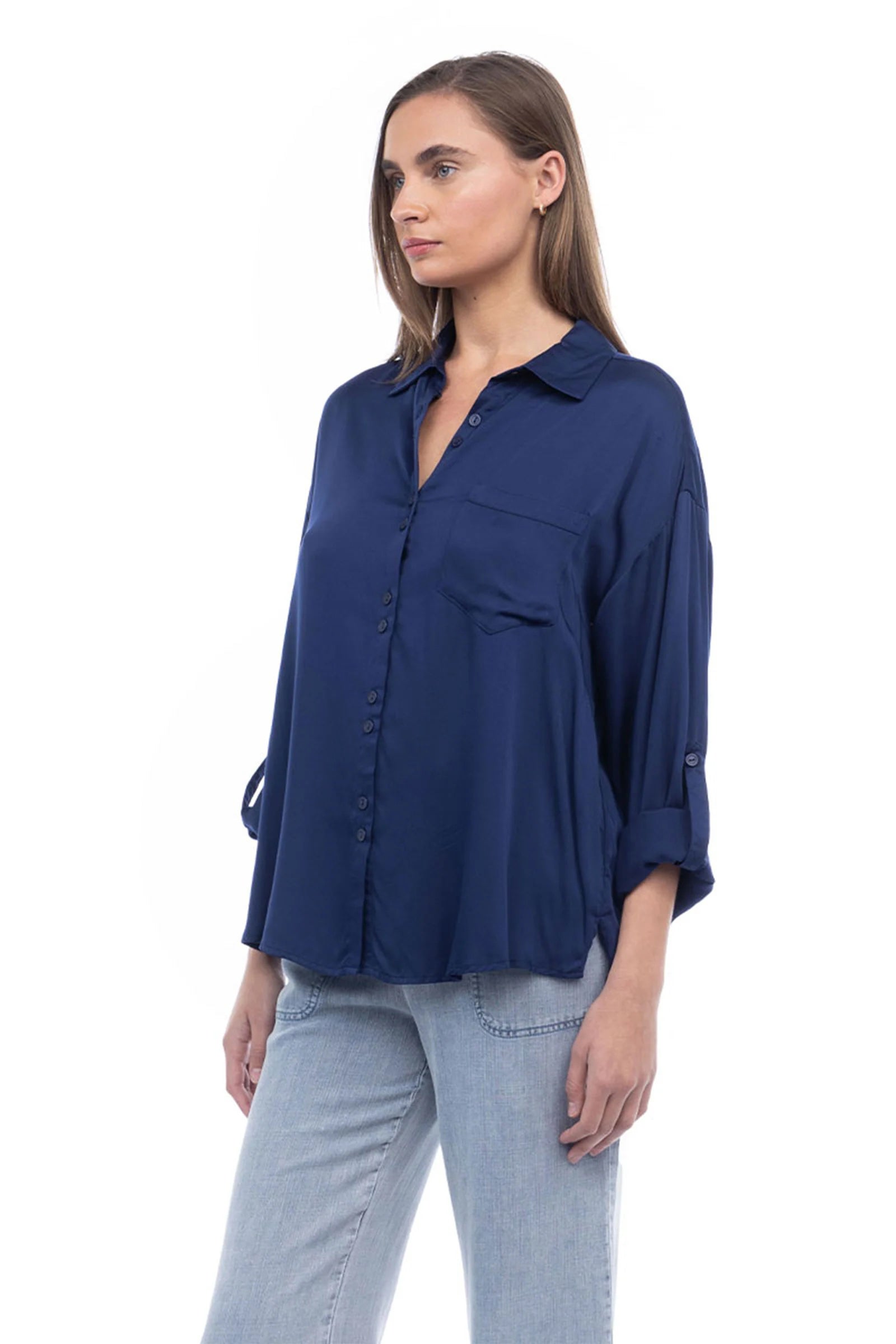 BUTTON DETAIL LONG SLEEVE SHIRT