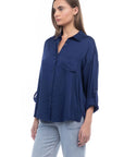 BUTTON DETAIL LONG SLEEVE SHIRT