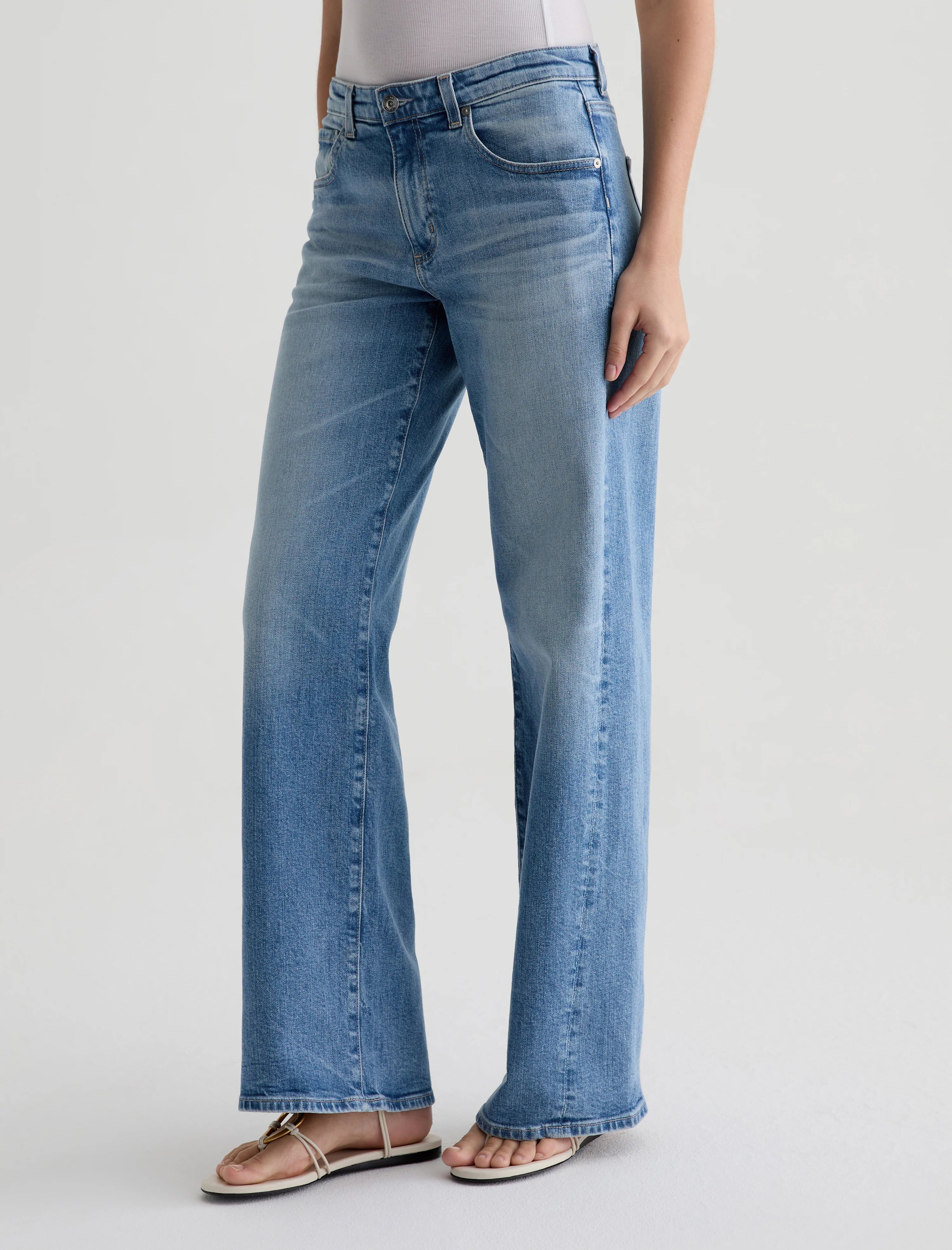 ADRIA LOW-RISE WIDE LEG IN HELIOS
