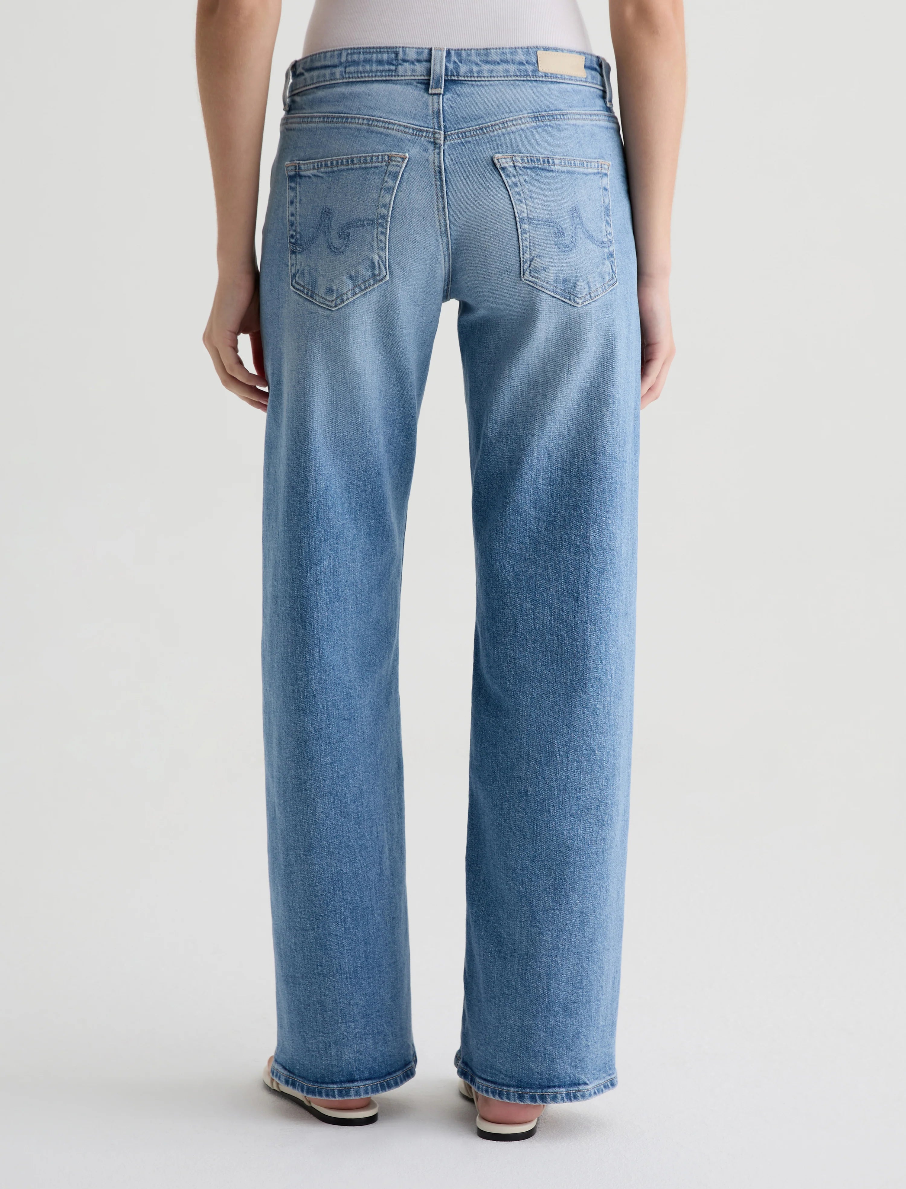 ADRIA LOW-RISE WIDE LEG IN HELIOS
