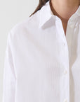LONG SLEEVE COTTON BOXY SHIRT