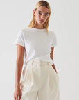 SHORT SLEEVE ICONIC FITTED CREW TEE