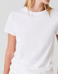 SHORT SLEEVE ICONIC FITTED CREW TEE