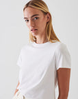 SHORT SLEEVE ICONIC FITTED CREW TEE