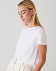 SHORT SLEEVE ICONIC FITTED CREW TEE