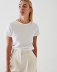 SHORT SLEEVE ICONIC FITTED CREW TEE