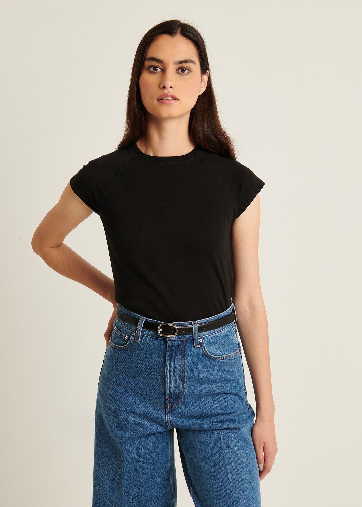 SHORT SLEEVE ICONIC RAGLAN BABY TEE