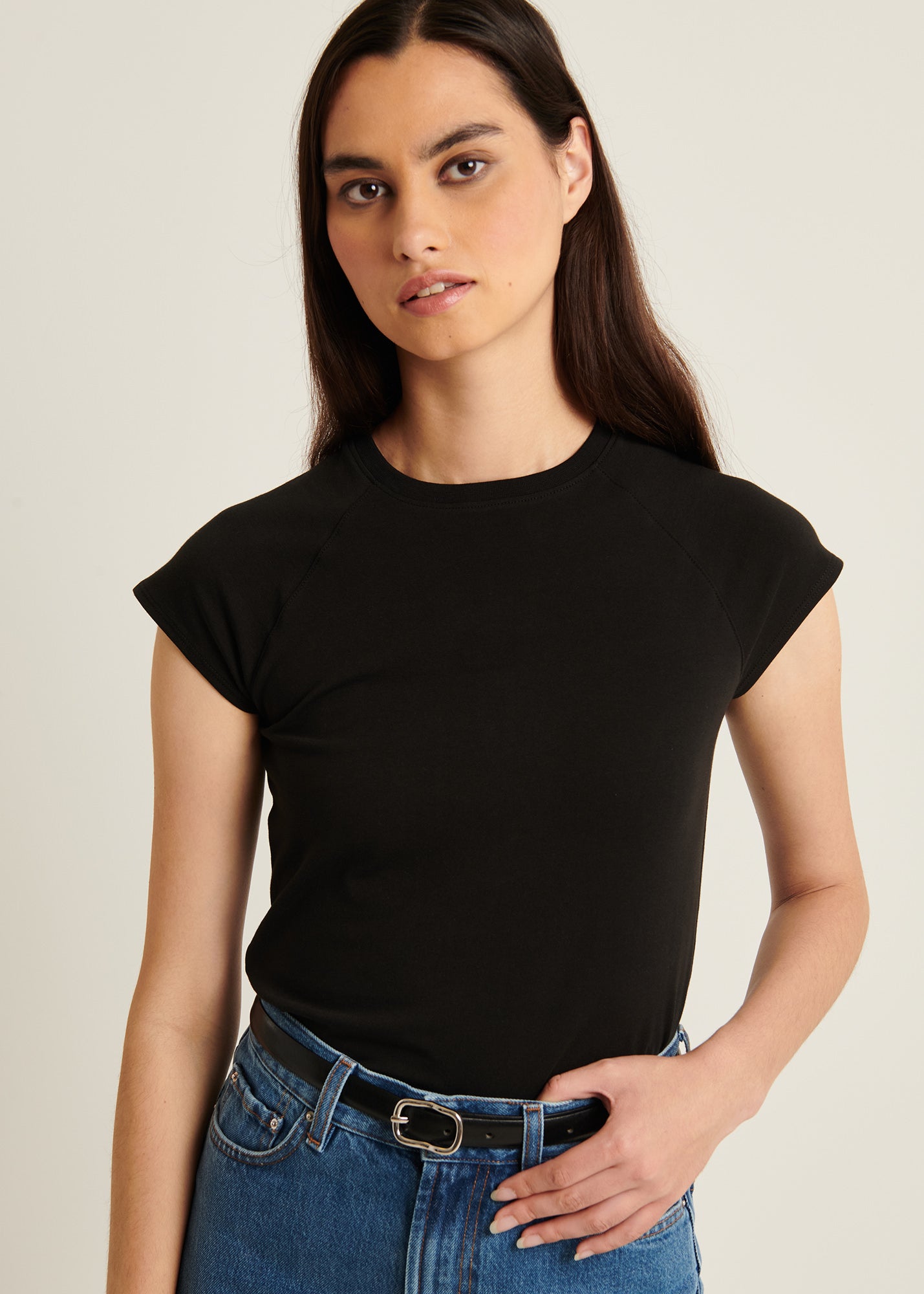 SHORT SLEEVE ICONIC RAGLAN BABY TEE