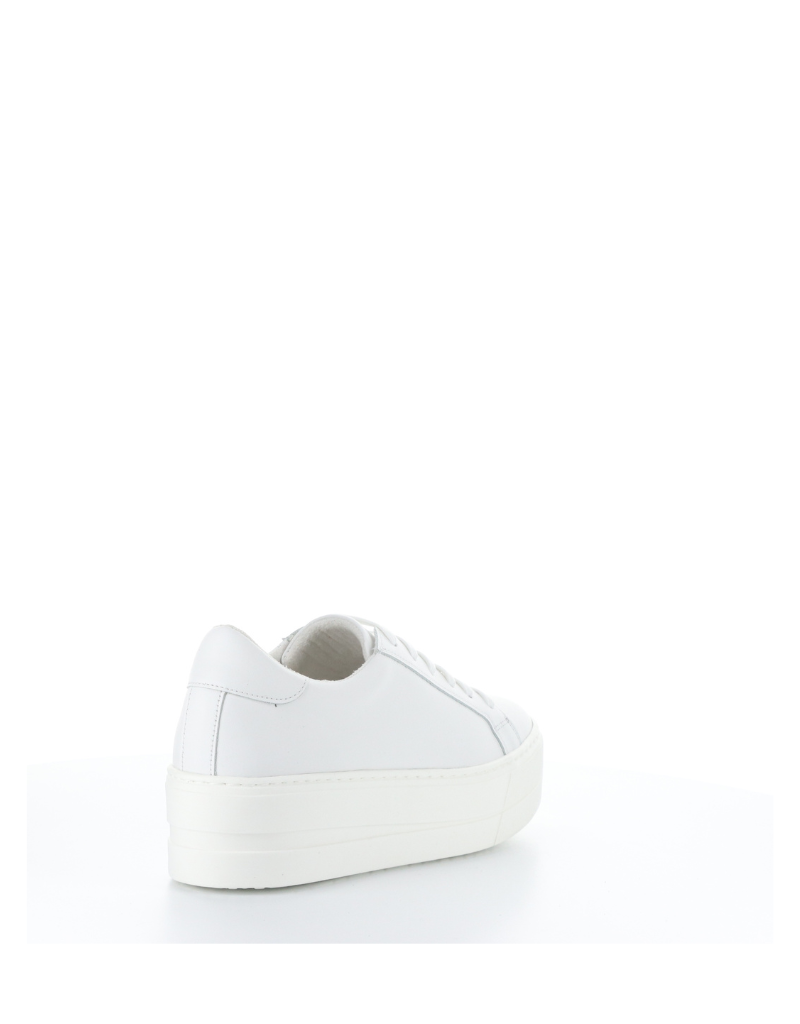 Leather white platform sneakers online