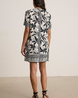 VANESSA FIJI PRINT SHORT SLEEVE DRESS