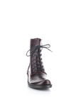 MILU LACE UP BOOTY - Wine