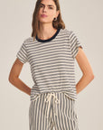 FOSTER YARN DYE STRIPE JERSEY TEE