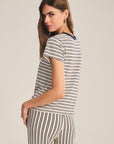 FOSTER YARN DYE STRIPE JERSEY TEE