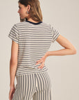 FOSTER YARN DYE STRIPE JERSEY TEE