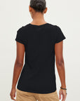 JILL CITY SLUB V-NECK TEE
