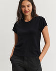 MARIEL CITY SLUB CREW NECK TEE
