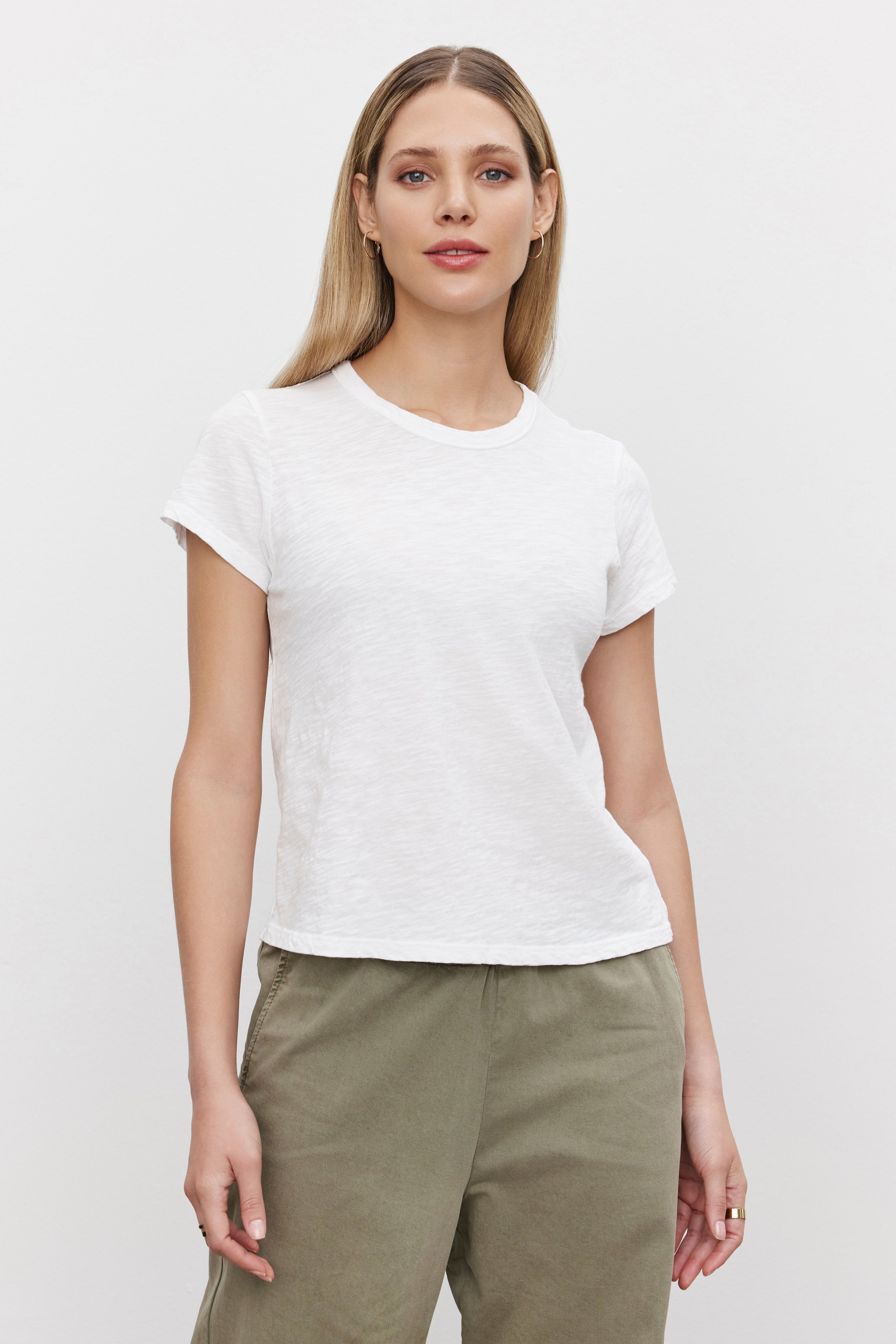 MARIEL CITY SLUB CREW NECK TEE