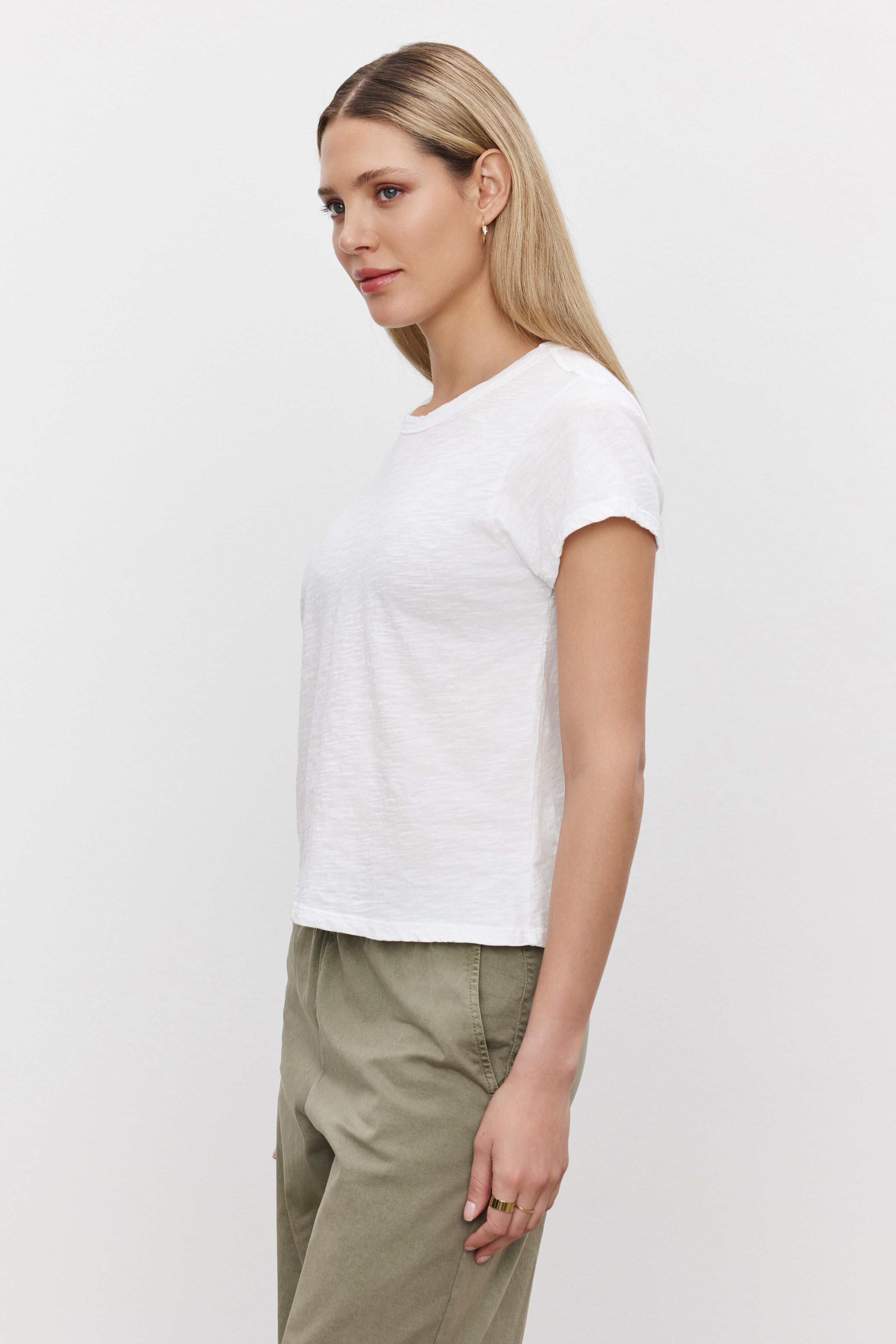 MARIEL CITY SLUB CREW NECK TEE