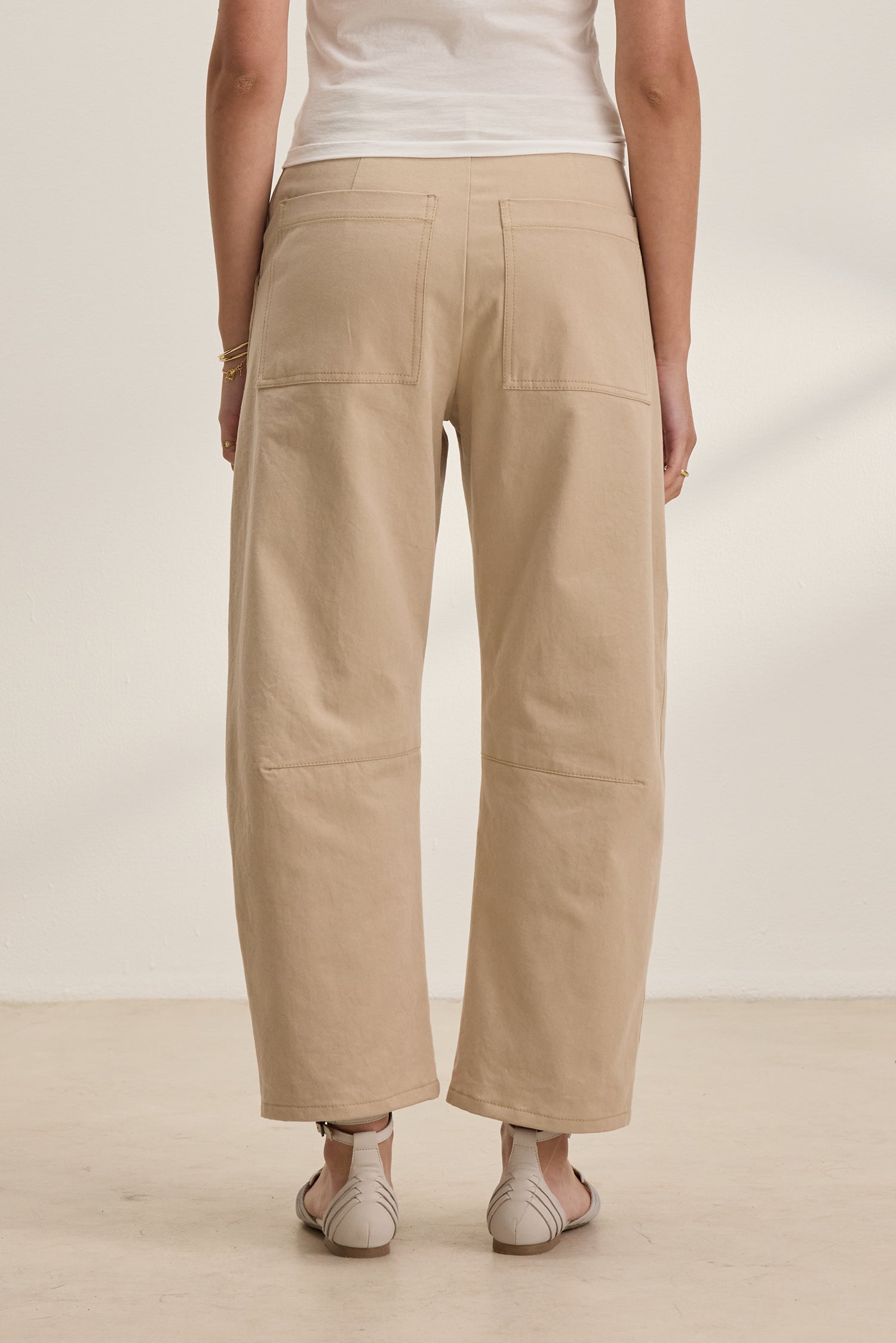 ALEXIS TWILL PANT WITH DARTED KNEE