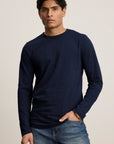 KAI CLASSICS SLUB CREW LONG SLEEVE TEE