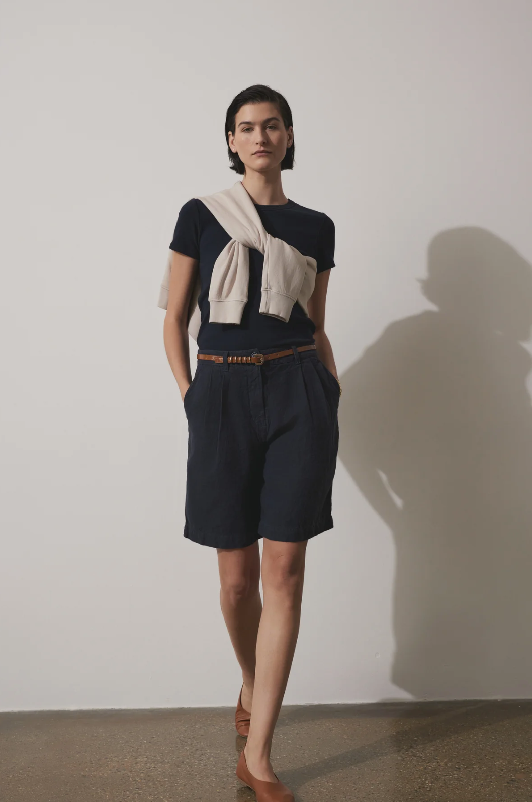 BEDFORD MODAL RIB SCOOP NECK SHORT SLEEVE TOP