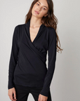 MERI GAUZY WHISPER CLASSICS WRAP TOP