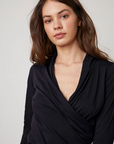MERI GAUZY WHISPER CLASSICS WRAP TOP
