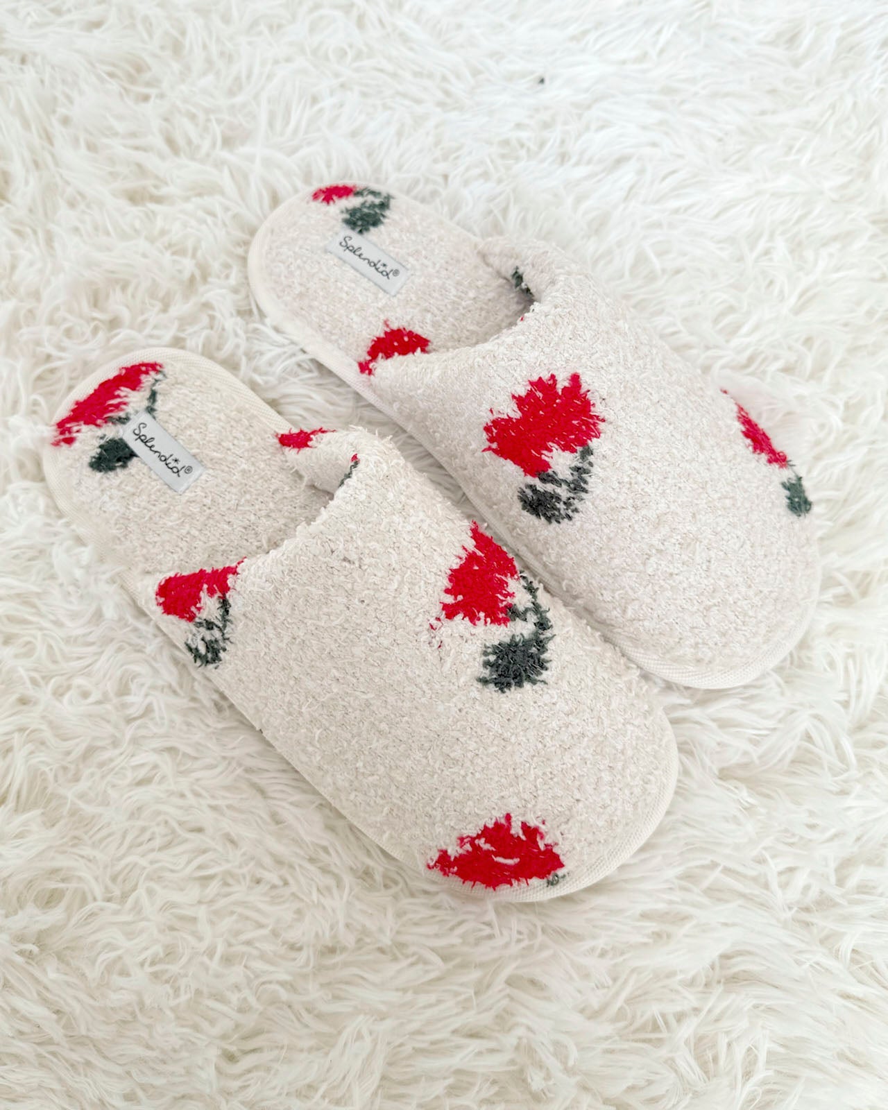 CHERRIES COZY SLIPPER SLIDE
