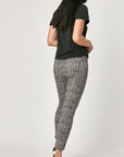 TESS HIGH RISE ANKLE SKINNY IN GREY LEOPARD