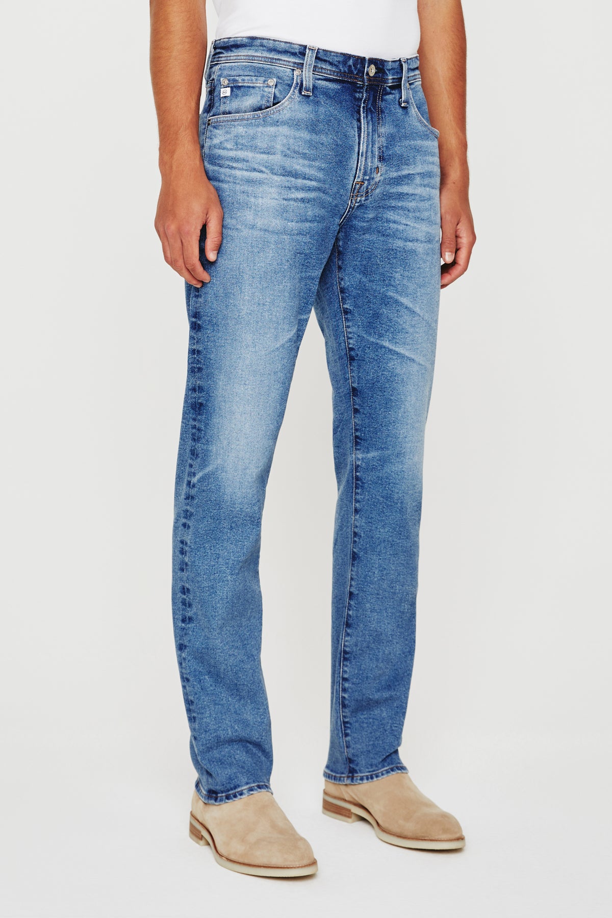 ag jeans dylan slim fit jean in vp la presa blue, side view