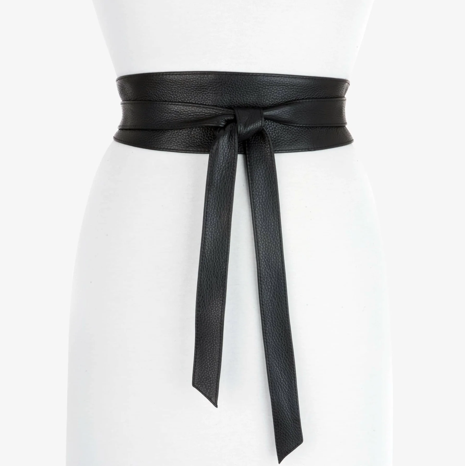 Black obi cheap belt