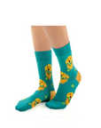 GOLDEN RETRIEVER WITH TENNIS BALLS SOCKS