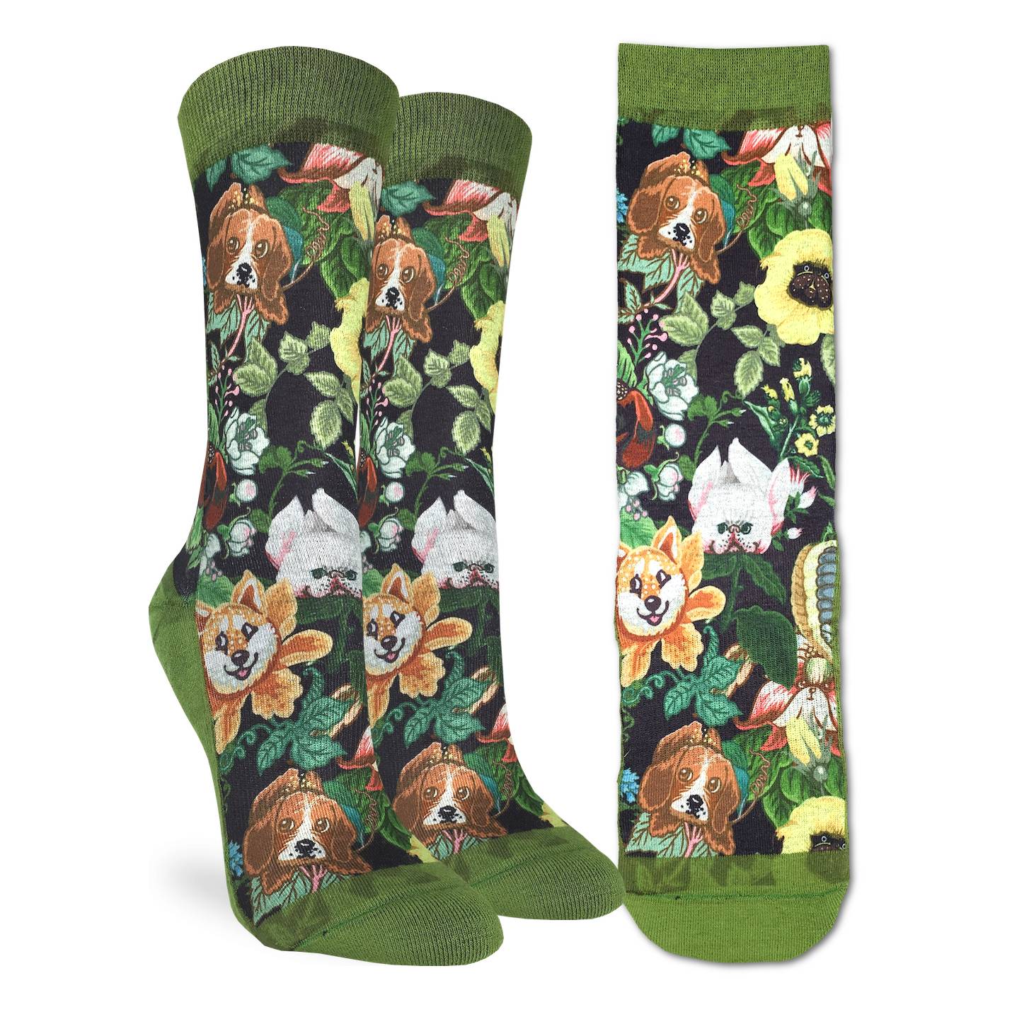 FLORAL DOGS ACTIVE SOCK