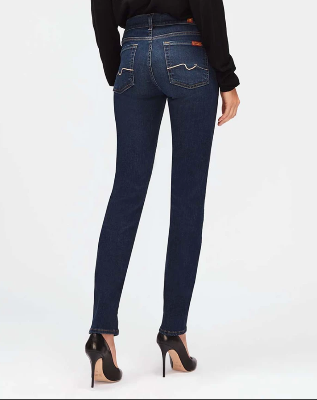 7 for all mankind mid deals rise skinny